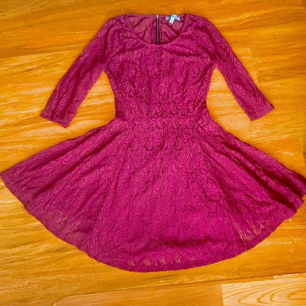 Red Lace dress